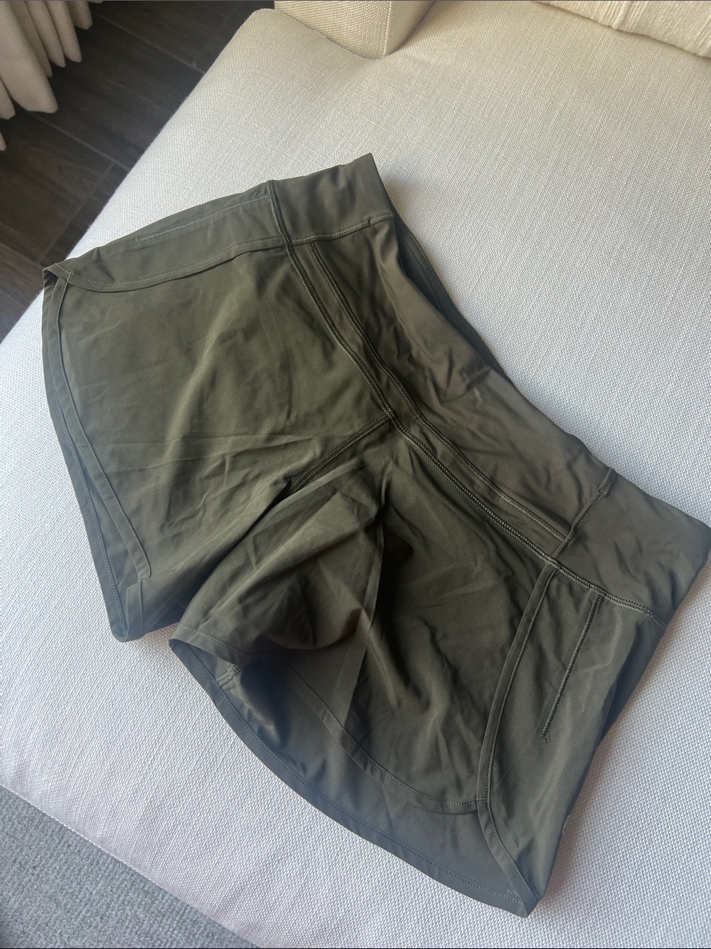lululemon athletica Olive Green Athletic Shorts worn once